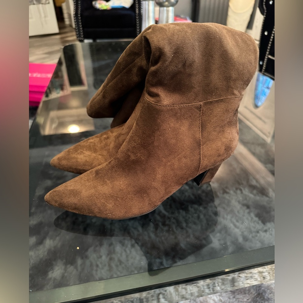 Suede Heeled Boots